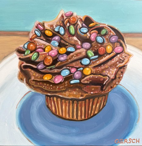 Chocolate with M&M's
