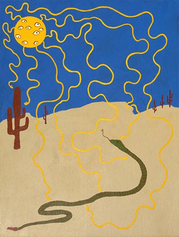 Sun Worshipping Snake
