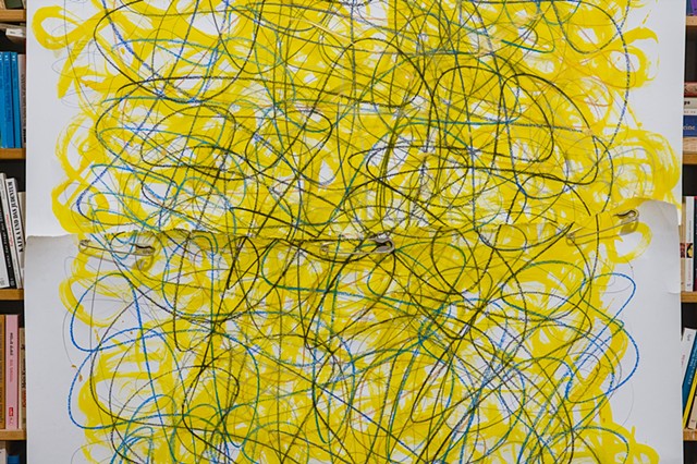 Untitled (Yellow 13, Keriah 2) [mended] - Detail