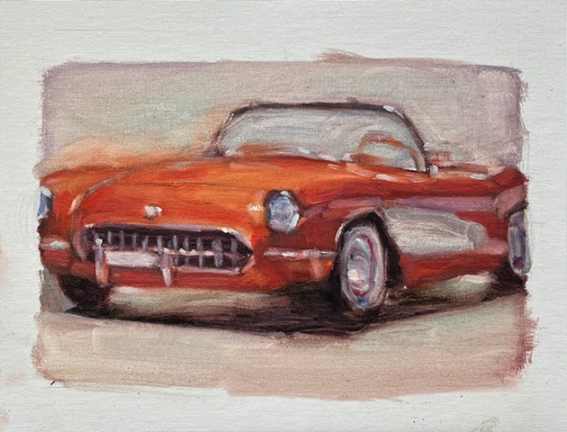 Study for Corvette Stingray 1957