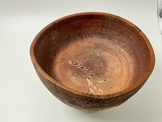 Raku fired bowl