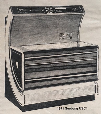 Seeburg jukebox 1971