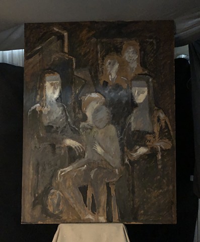 More Self Portrait with figures