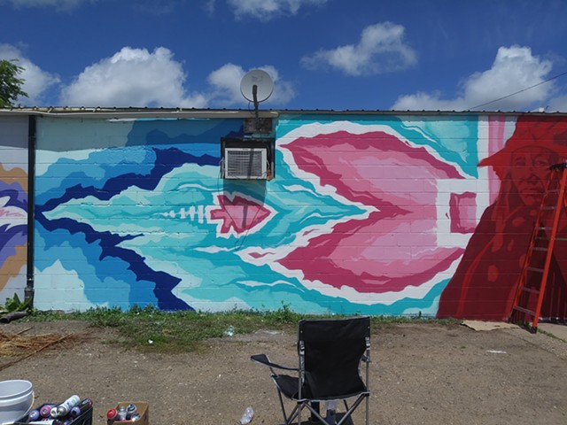 Mural for RedCan 2019 by Dwayno Insano