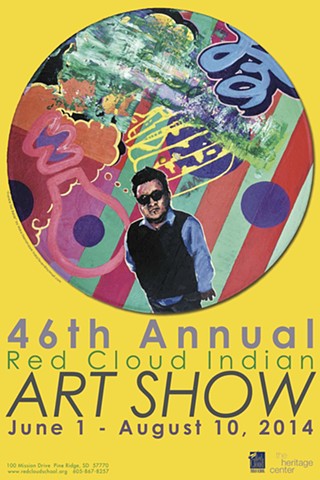 Red Cloud Art Show Poster 2014