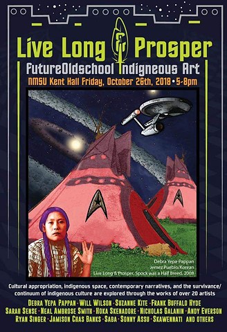 Live Long and Prosper- FutureOldschool Indigenous Art