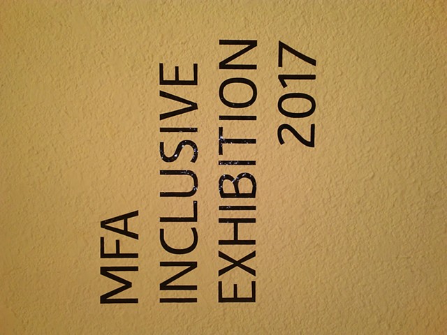 University of Oklahoma- MFA Inclusive Exhibition