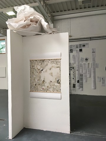 Exhibition view 'Material T I F F S' at OFF SCREEN 19, Fishbowl, Nottingham 2019