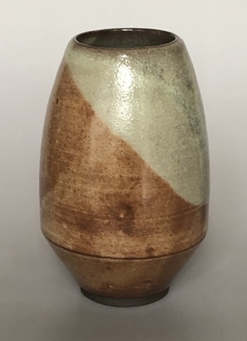 two-tone angular vase