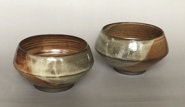 two-tone angular bowls