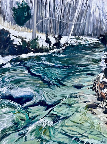 Little Georgia Creek in the Winter