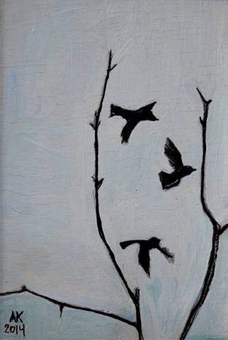 Little Birds in Flight