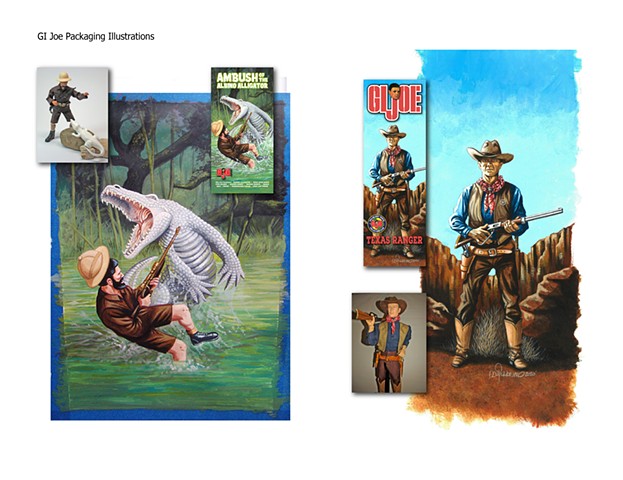 More GI Joe Packaging Illustrations