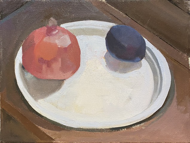 Pomegranate and Plum