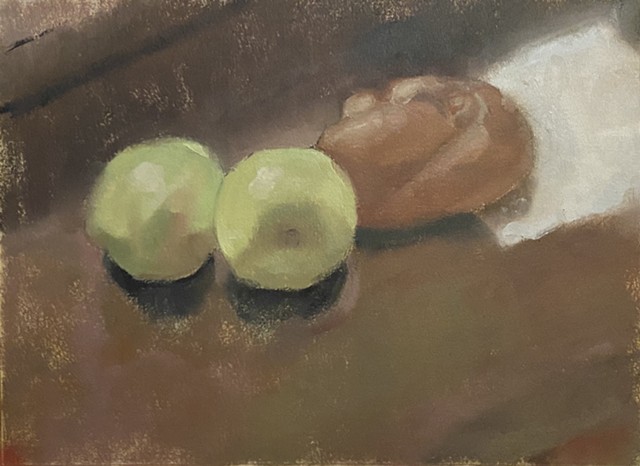 Challah and Green Apples