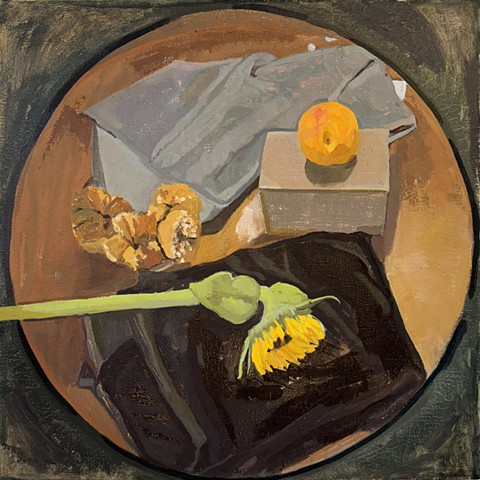 Van Gogh Sunflower and Italian Peach