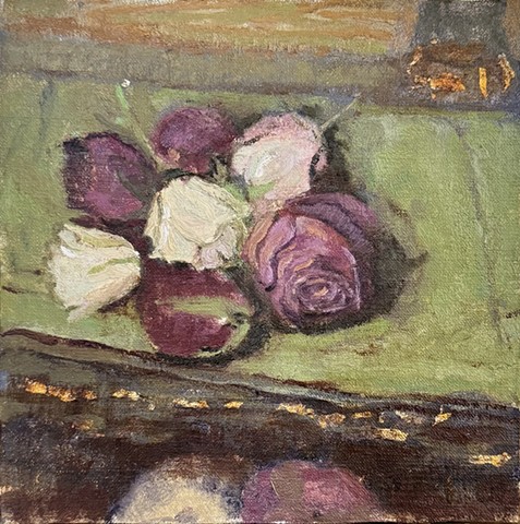 Dried Roses and Gold