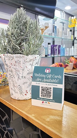 Salon - Table Top Signage