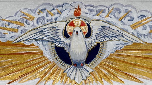 Holy spirit as a dove