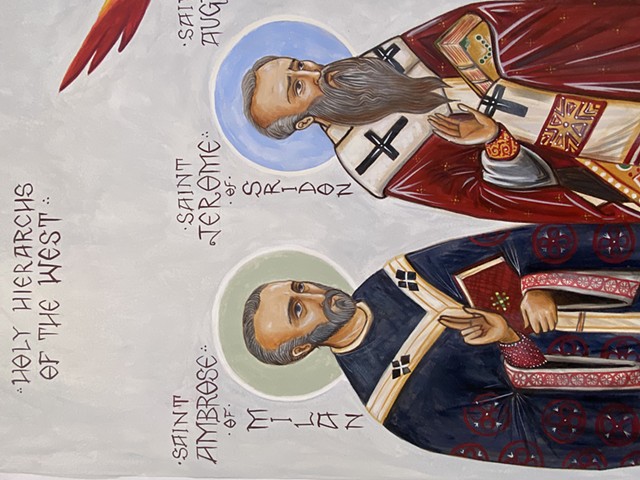 St Ambrose and St Jerome