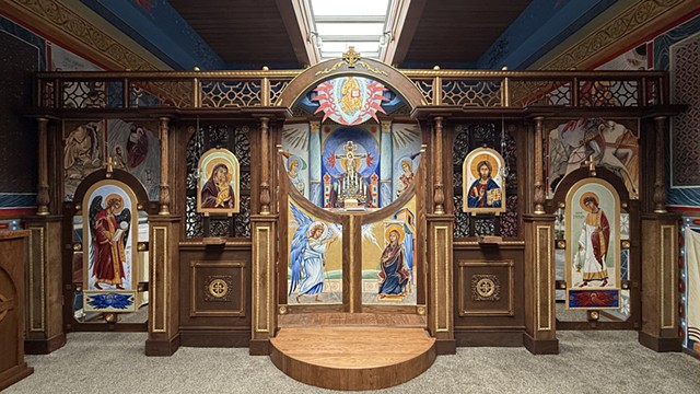 Iconostasis, installed
