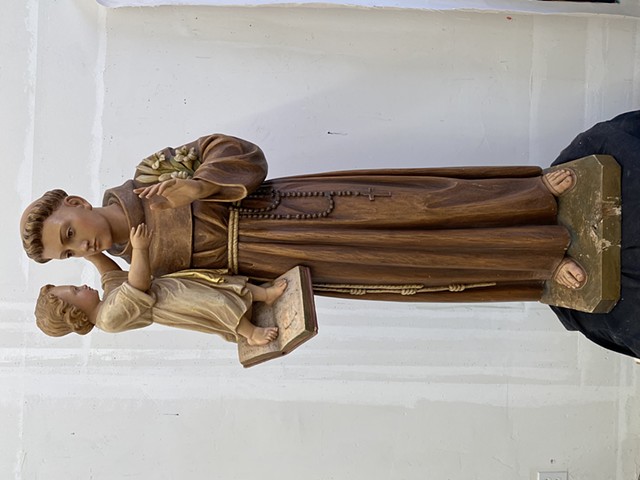 St Anthony statue ( before)
