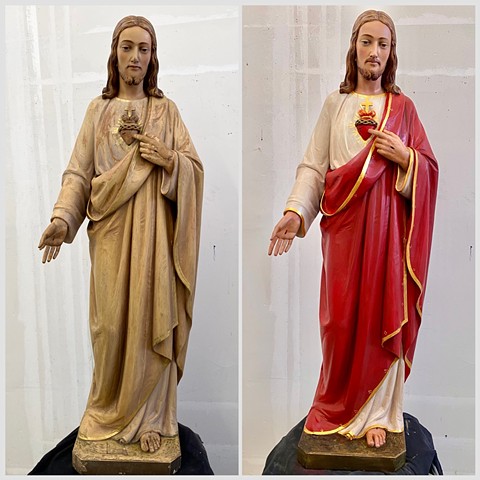 Project: Statue Restoration, Mater Dolorosa Catholic Church, South San Francisco CA