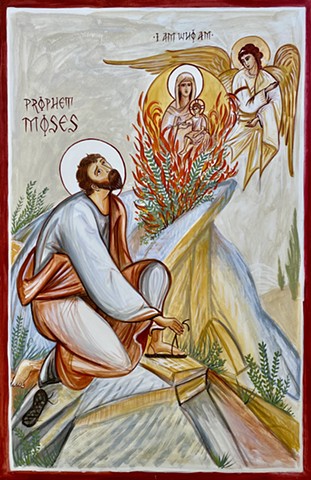 Moses before the Burning Bush