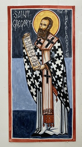 St Gregory the Theologian, one of the four early Fathers of the Church 