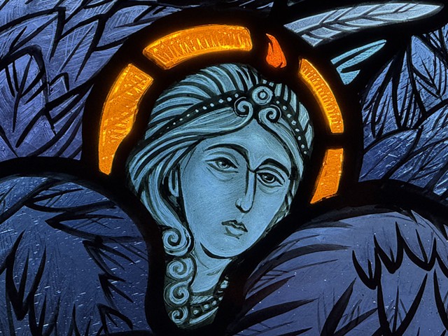 Angelic 6-winged Cherubim ( detail)