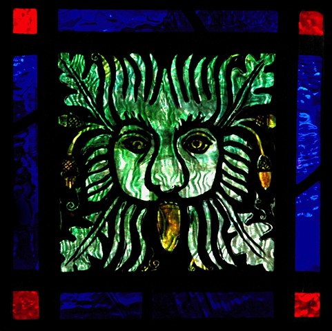 Green Man (after a medieval detail)