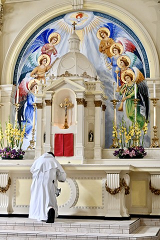 Project: Tabernacle Mural - St. Dominic's Catholic Church, Benicia CA
