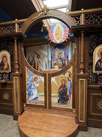 Iconostasis, front