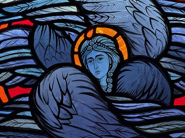 Angelic 6-winged Cherubim ( detail)