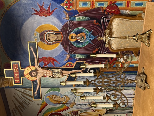 Altar Crucifix, in situ