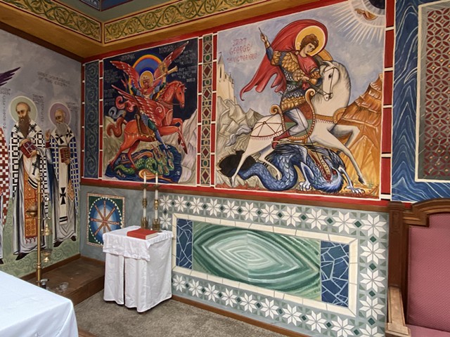 St Michael of the Apocalypse and St George