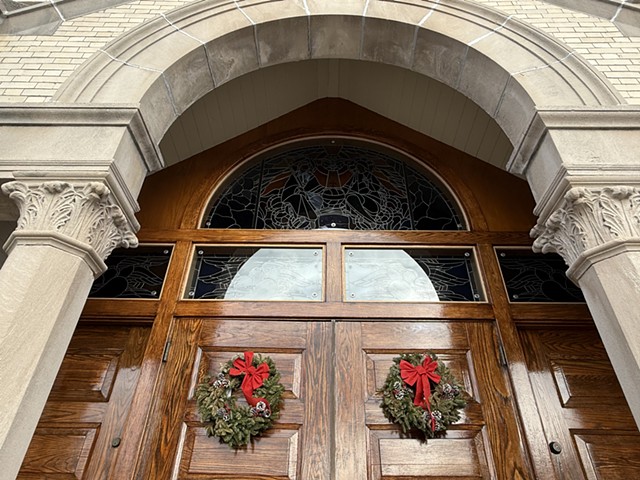 Front Portal, Holy Trinity Greek Orthodox Church, Lowell MA