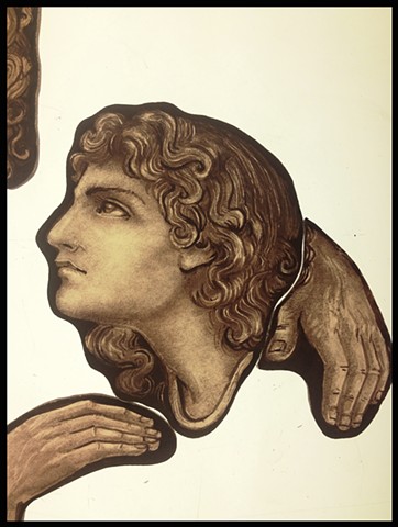 head, Prodigal son, (executed for Sunlites Stained Glass, NYC)