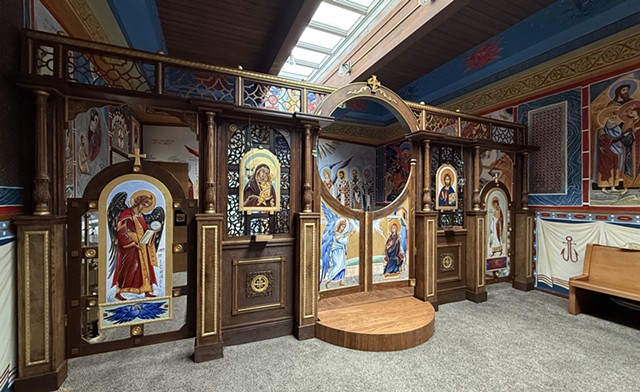 Iconostasis, left side