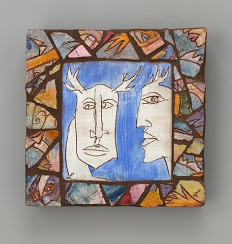 Small Tile Double Portrait