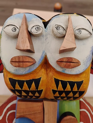 Double Bird Head detail 1