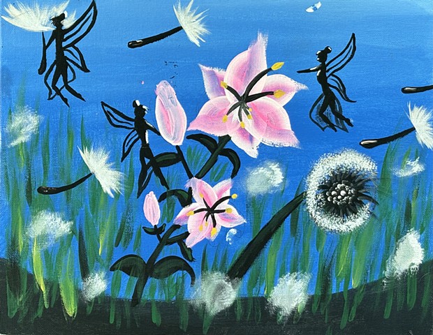 Dancing With The Fairies (Acrylic)