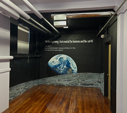 Earthrise Mural