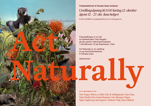 Act Naturally, Oslo Negativ, exhibition and artist talk