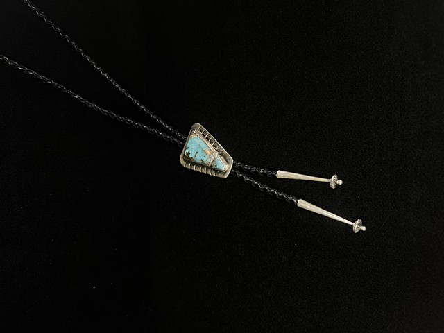 (untitled) Tie Shaped Turquoise