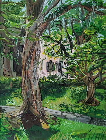 Plein Air in Forsyth Park 1