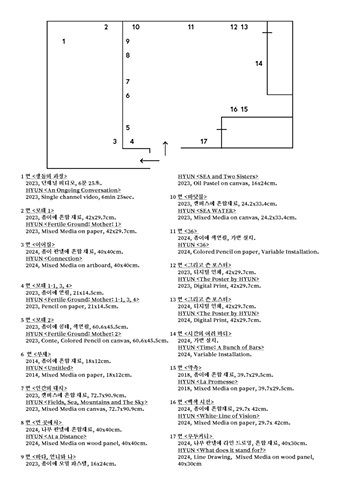 Exhibition Brochure: 현 <나 여기 있어, 2023> / HYUN <I Am Here, 2024>