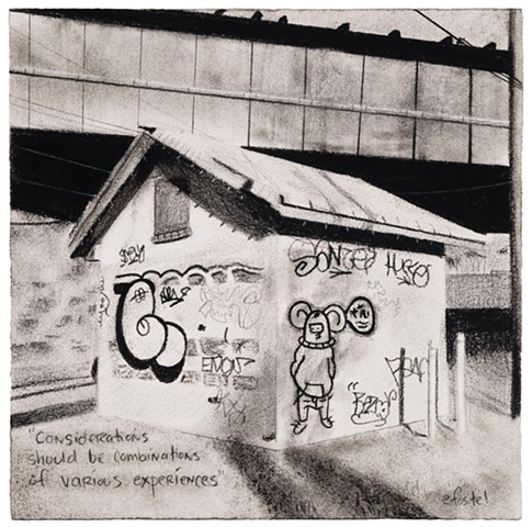 Little graffiti house