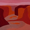 "Canyon de Chelly, Junction Rim, No. I" (Collection of the Artist)