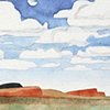 Afternoon Clouds, Rock Point, Arizona
(Collection of the Artist)